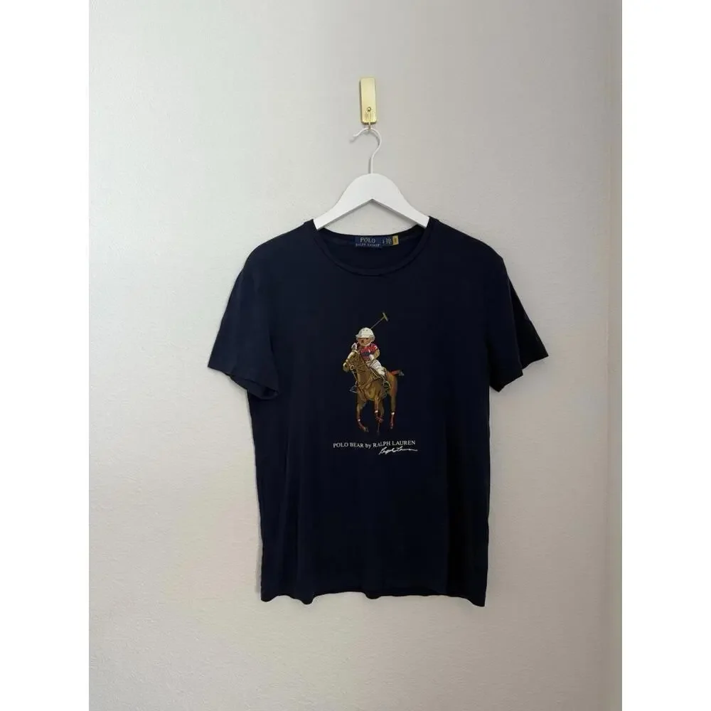 Polo Ralph Lauren Men’s Polo Bear & Big‎ Pony Classic Preppy Shortsleeve Sz S
